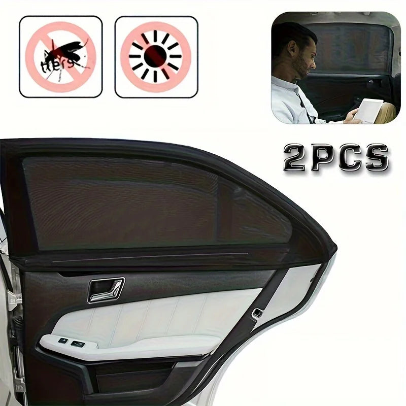 Car Window Mesh Sunshade Net – Mosquito & UV Shield