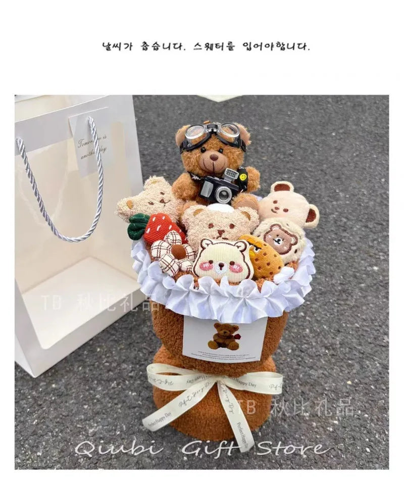 Cute Doll Bouquet - Birthday Gift for Girlfriend & Her
