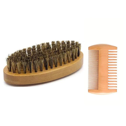 The Beard Standard — Wood Grooming Tool Set