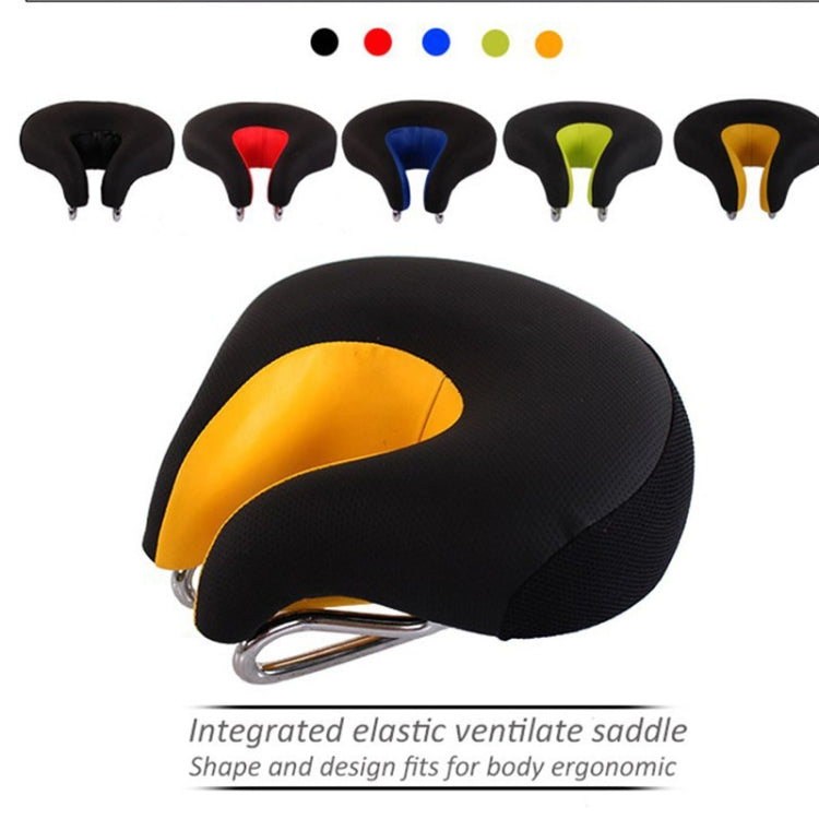 Kalsten | Noseless Bike Saddle Mountain Bike Thick Soft Padding (Blue)