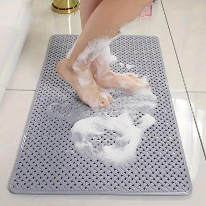 Non-Slip Bathtub Mat with Suction Cups – Quick Drying Non Skid Bath Mat for Safety, Ideal Non Slip Shower Mat for Elderly