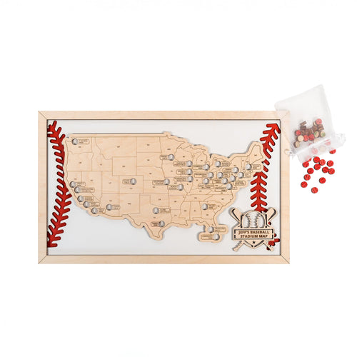 Baseball Stadium Travel Map