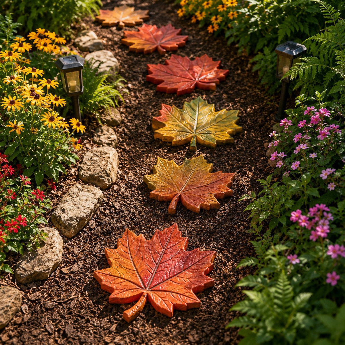 Reusable Decorative Garden Stepping Stone Mold