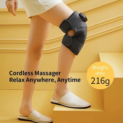 Heated Knee & Joint Massager – Cordless Vibration Wrap for Pain Relief