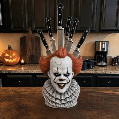 Horror Knife Block The Ultimate Slasher Knife Block Resin Horror Movie Knife Holder