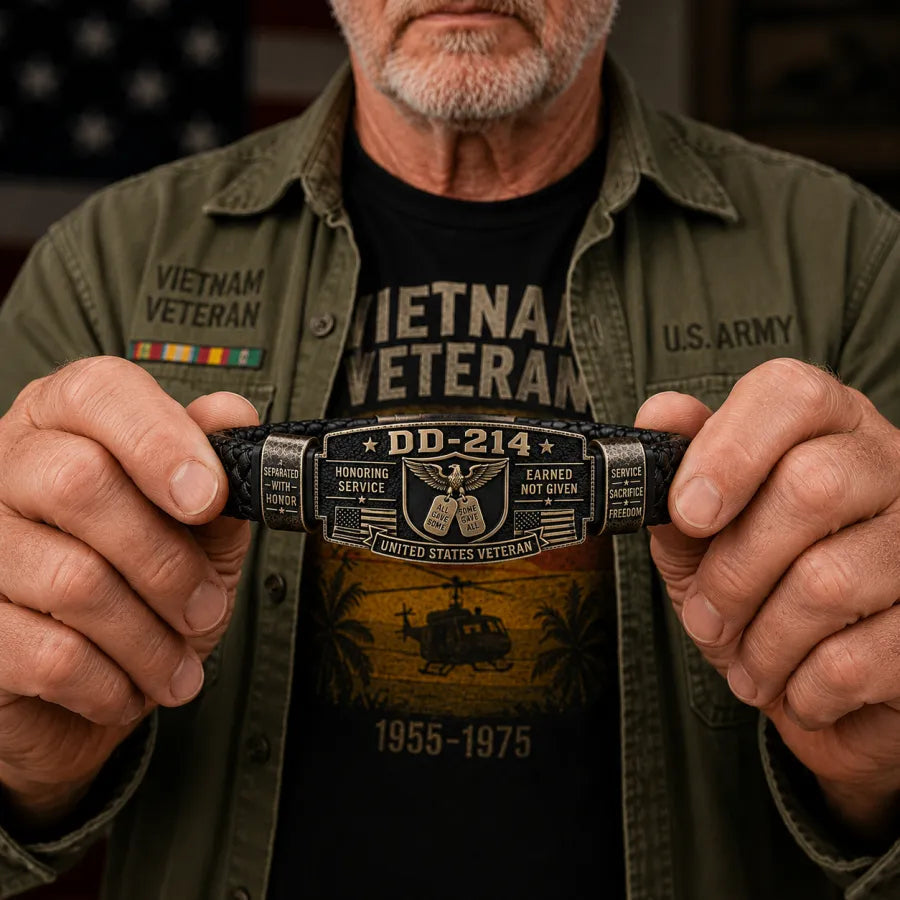 DD-214 Veteran Honor Bracelet
