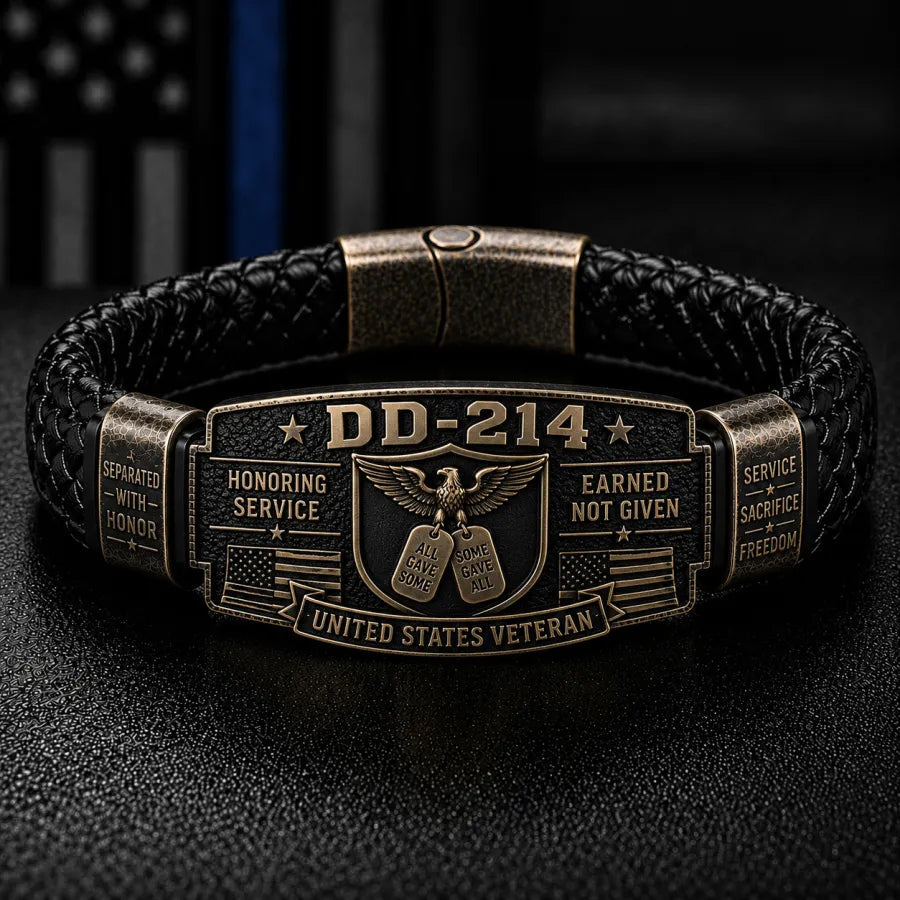 DD-214 Veteran Honor Bracelet