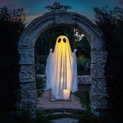Halloween Dekoration Geisterschaukel Outdoor Beleuchtet