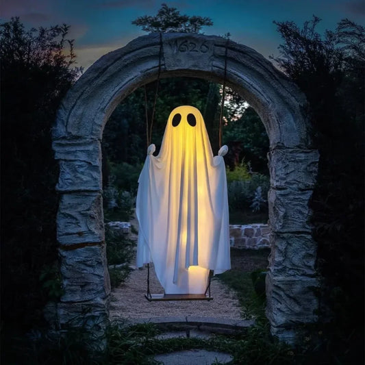 Halloween Dekoration Geisterschaukel Outdoor Beleuchtet