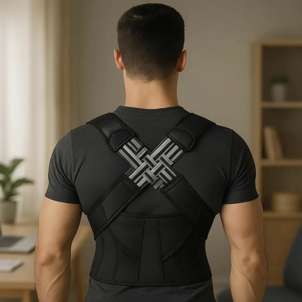 Posture Corrector Brace – Adjustable Back & Spine Support for Men & Women