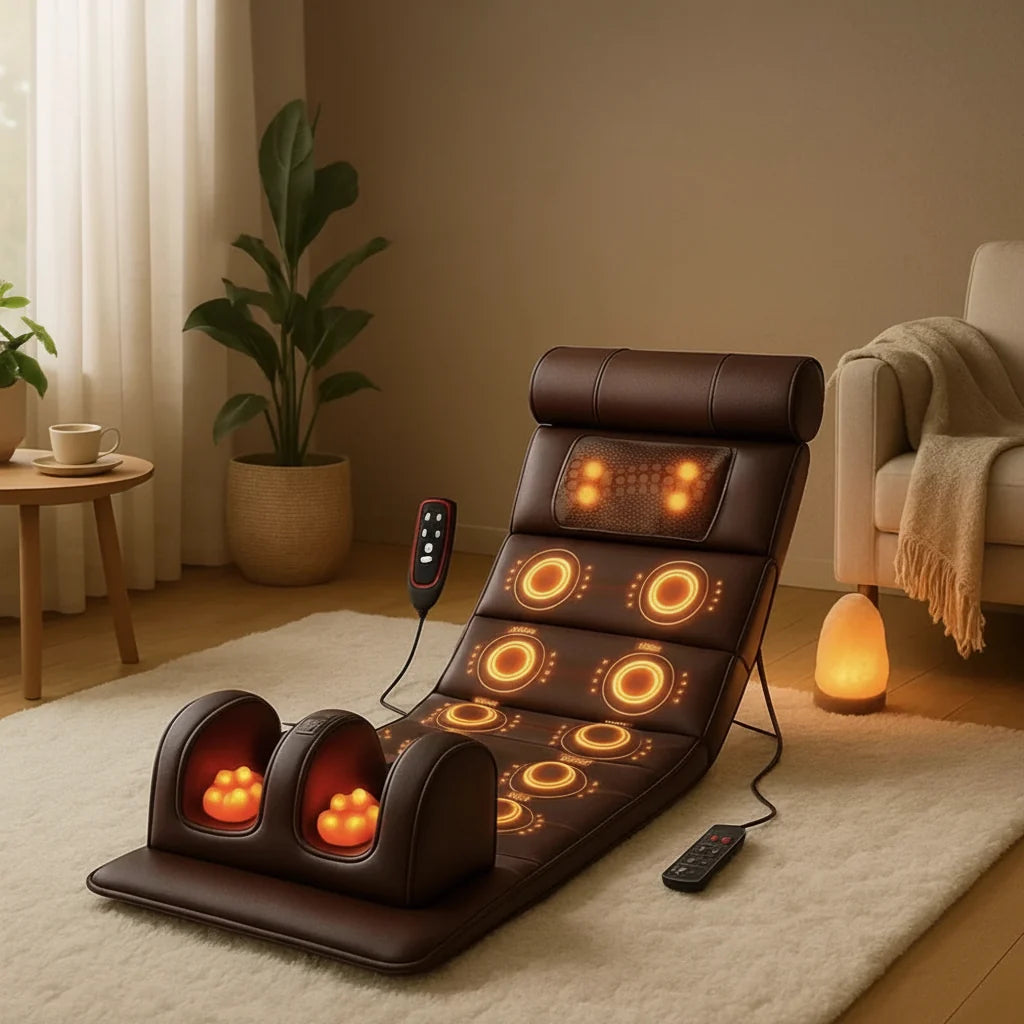 5-in-1 Full Body Massager – Heat, Vibration & Kneading