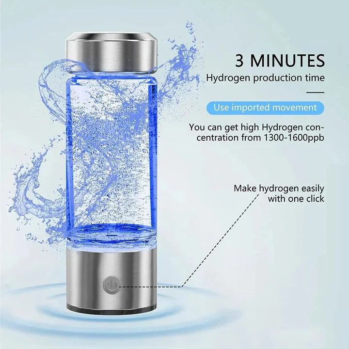 Portable Hydrogen Water Bottle Generator