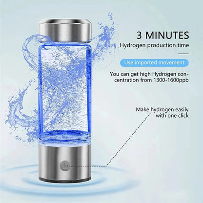 Portable Hydrogen Water Bottle Generator