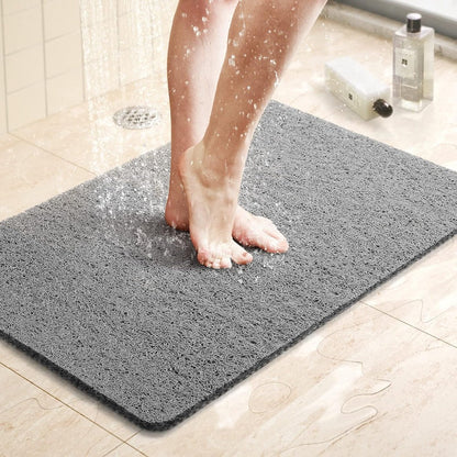 Non-Slip Shower Mat – Soft, Safe, Easy to Clean, Customizable Size, Quick Water Drainage