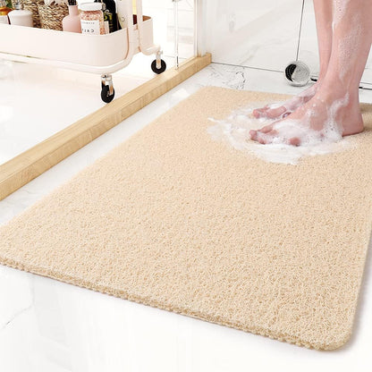 Non-Slip Shower Mat – Soft, Safe, Easy to Clean, Customizable Size, Quick Water Drainage