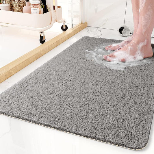 Non-Slip Shower Mat – Soft, Safe, Easy to Clean, Customizable Size, Quick Water Drainage
