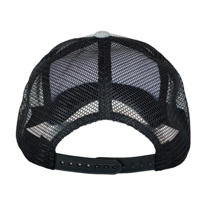 Oklahoma Leatherette Patch Hat OK X Bison Trucker Hat