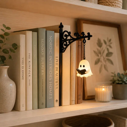 Bookshelf Lantern Light