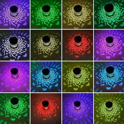 2 PCS✨ Solar Mandala Wall Light 🥇 – Waterproof Outdoor Garden Fence Projector Lamp with Magical Ambient Glow🪐🌌-8CR5