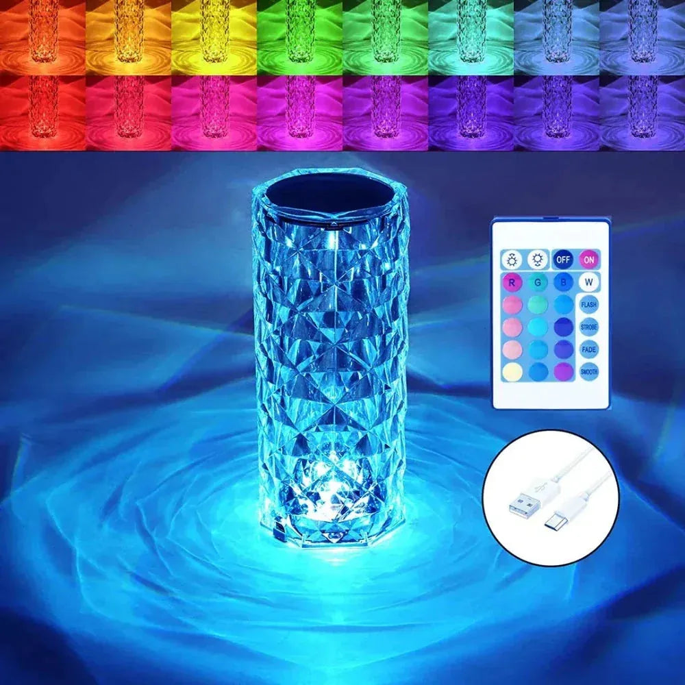 Diamond Crystal Lamp (Multi-Color)-Buy 1 Get 1 Free