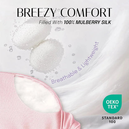 100% Mulberry Silk Eye Mask for Sleeping-2PCS