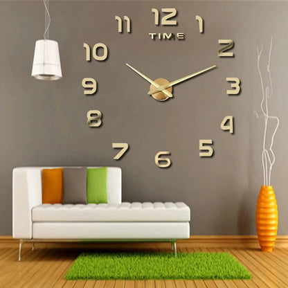 3D DIY Wall Clock Arabic Numerals Clock