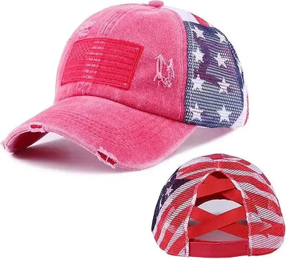 Women's USA 250th Anniversary Ponytail Baseball Cap
