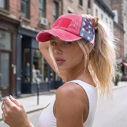 Women's USA 250th Anniversary Ponytail Baseball Cap