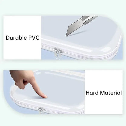 Clear Hard Shell Zipper Case