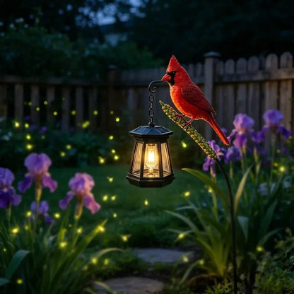 Cardinal Solar LED Light Decor