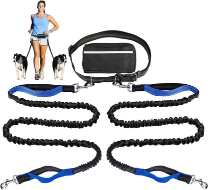 Pet Running Tether Exercise Rope Set Reflective Night Running Sports Pack