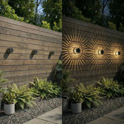 Decorative Solar Mandala Lights 2 Pcs