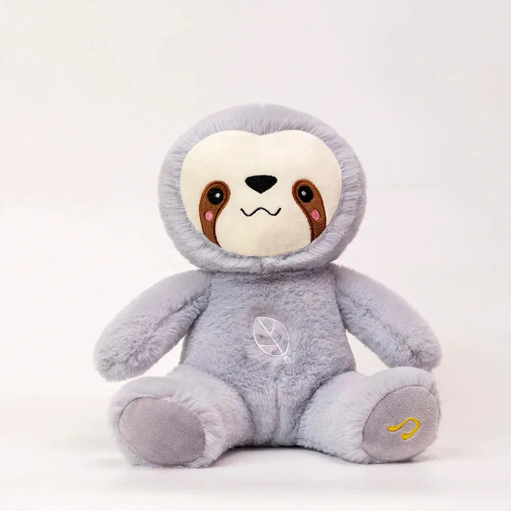 Breathing sloth bear toy for a good night's sleep