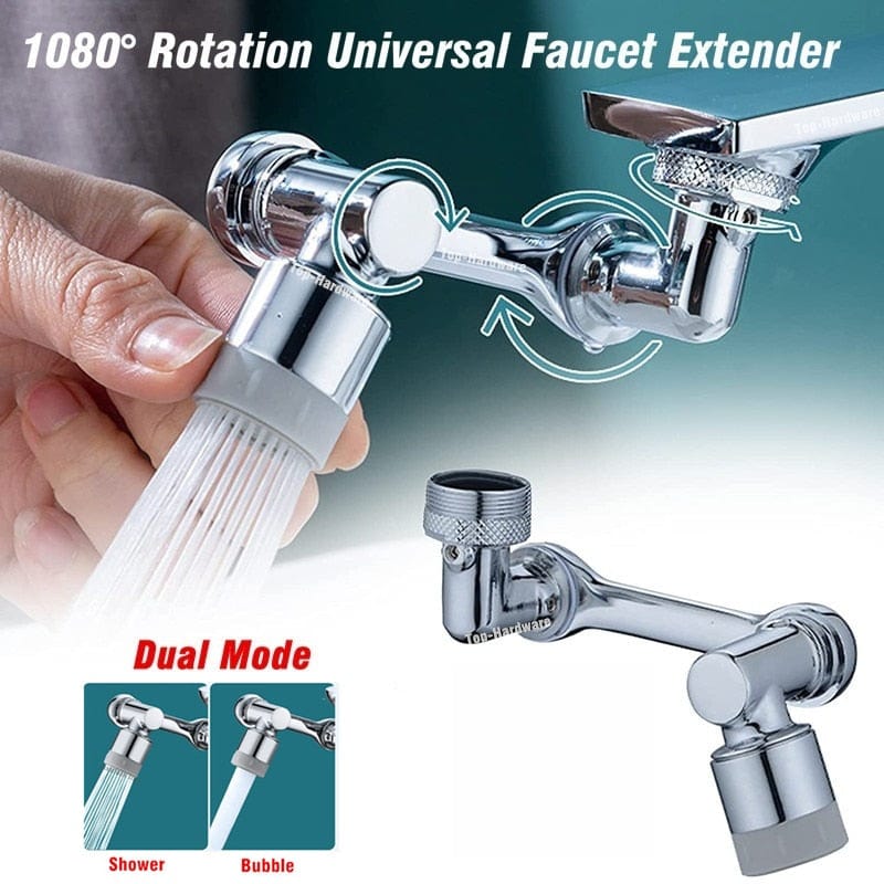 1080° Full Rotating Universal Faucet Tap Extender