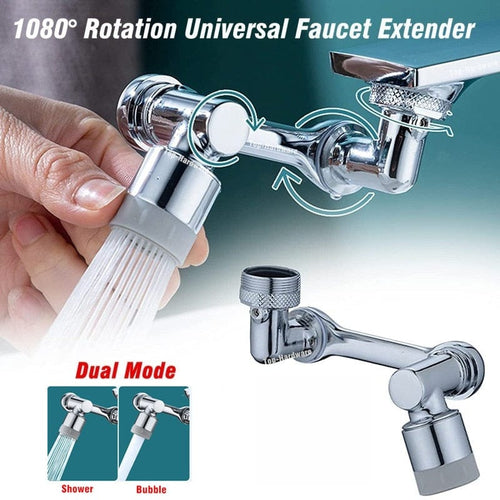 1080° Full Rotating Universal Faucet Tap Extender