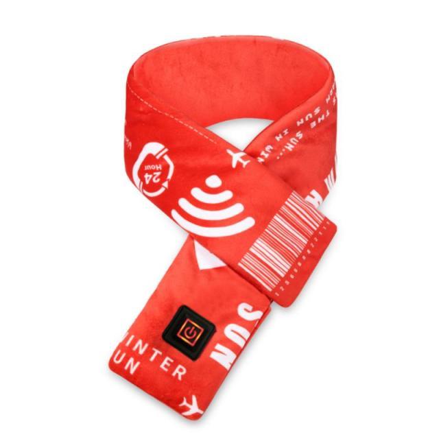 Smart Heated Scarf, Rechargeable Neck Warmer, 3 Levels