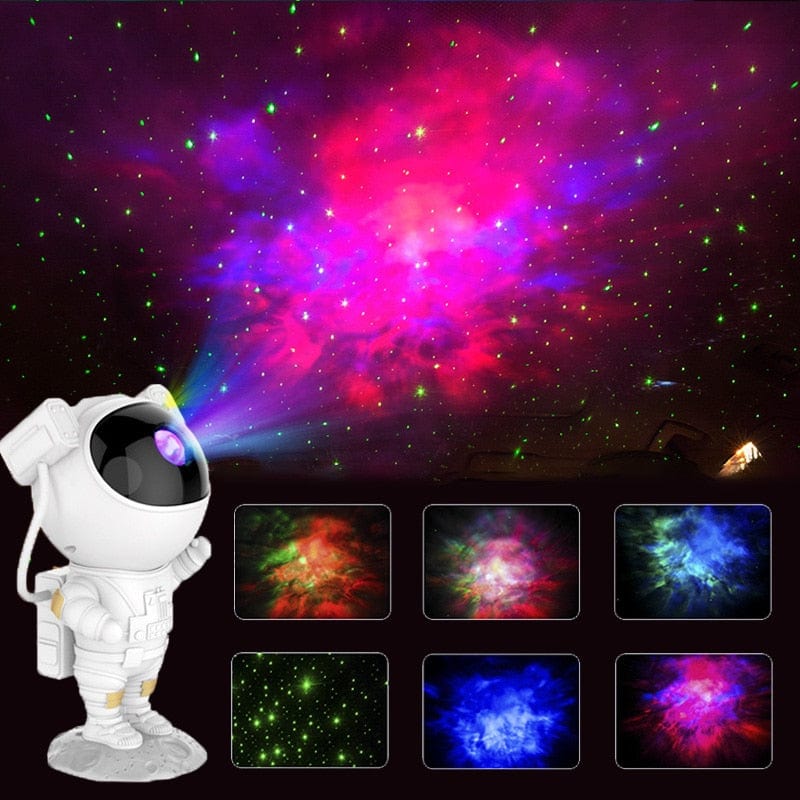 Astronaut Star and Galaxy Projector Light