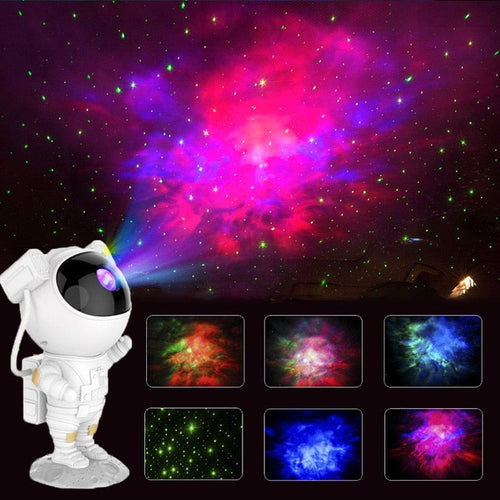Astronaut Star and Galaxy Projector Light