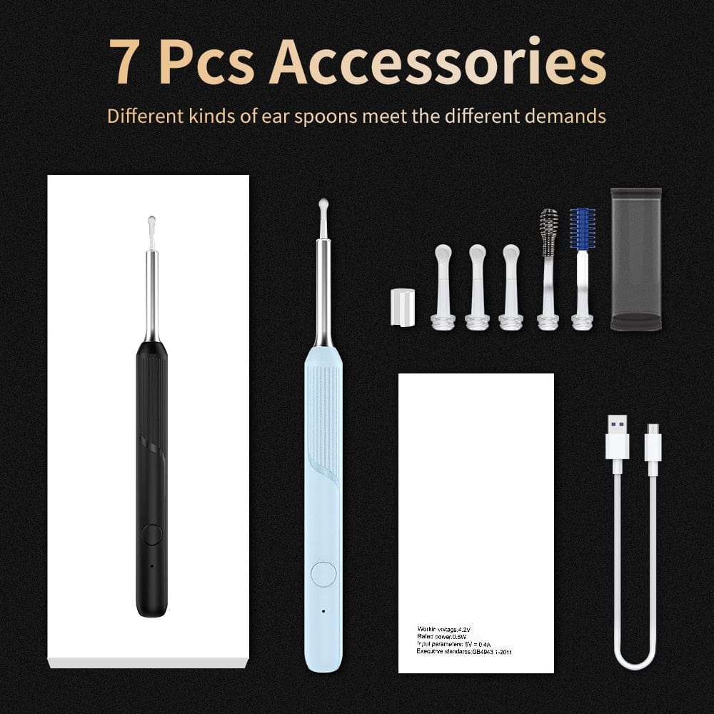 Wireless Otoscope Ear Wax Removal Tool, 1080P HD