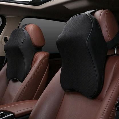 Car Seat Headrest and Neck Rest Cushion