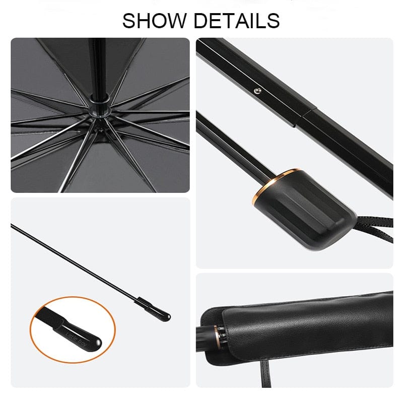 Car Windshield Sun Shade Umbrella, Foldable, UV Block