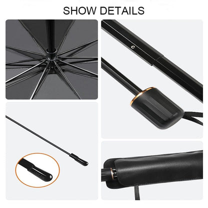 Car Windshield Sun Shade Umbrella, Foldable, UV Block