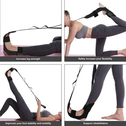Foot and Calf Stretcher-Stretching Strap, Yoga Belt