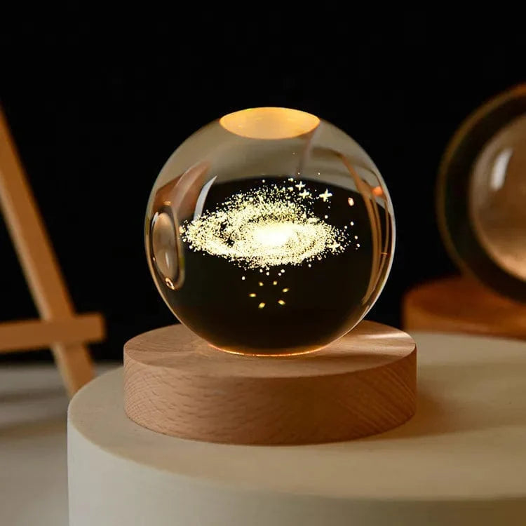 3D Crystal Planet Night Light