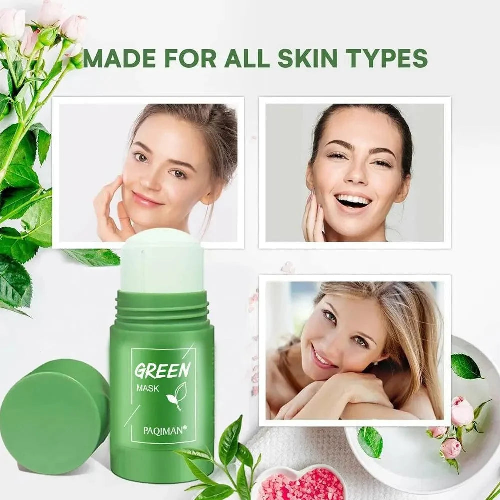 Green Tea Mask Stick, Deep Cleanse Blackhead Remover