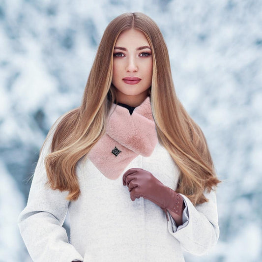 Smart Heated Scarf, Rechargeable Neck Warmer, 3 Levels