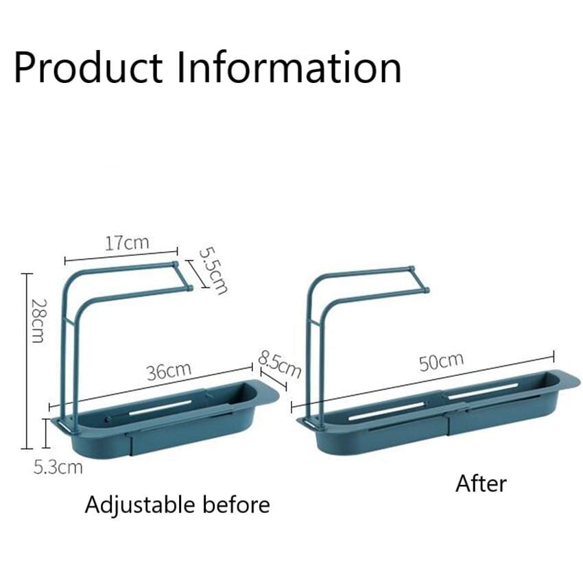 Adjustable Kitchen Sink Holder Rack