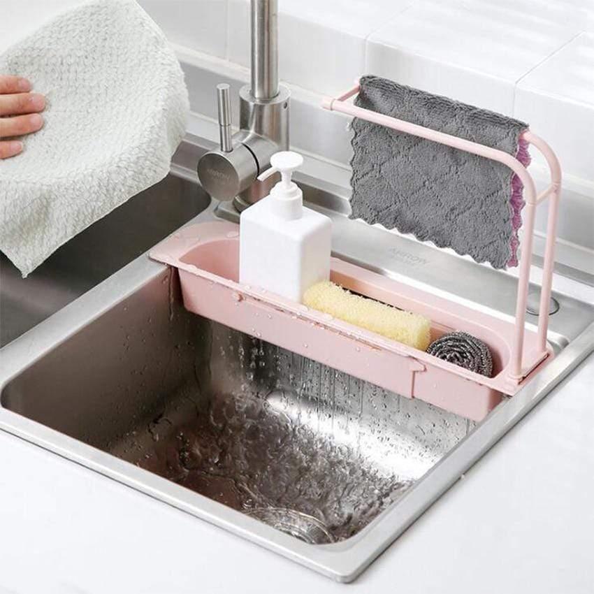 Adjustable Kitchen Sink Holder Rack