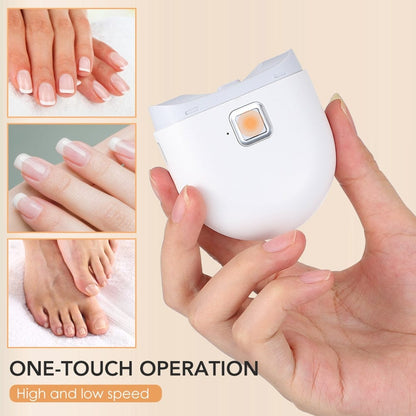 Electric Automatic Nail Clipper, USB Rechargeable, LED