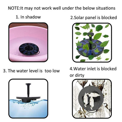Mini Solar Water Fountain